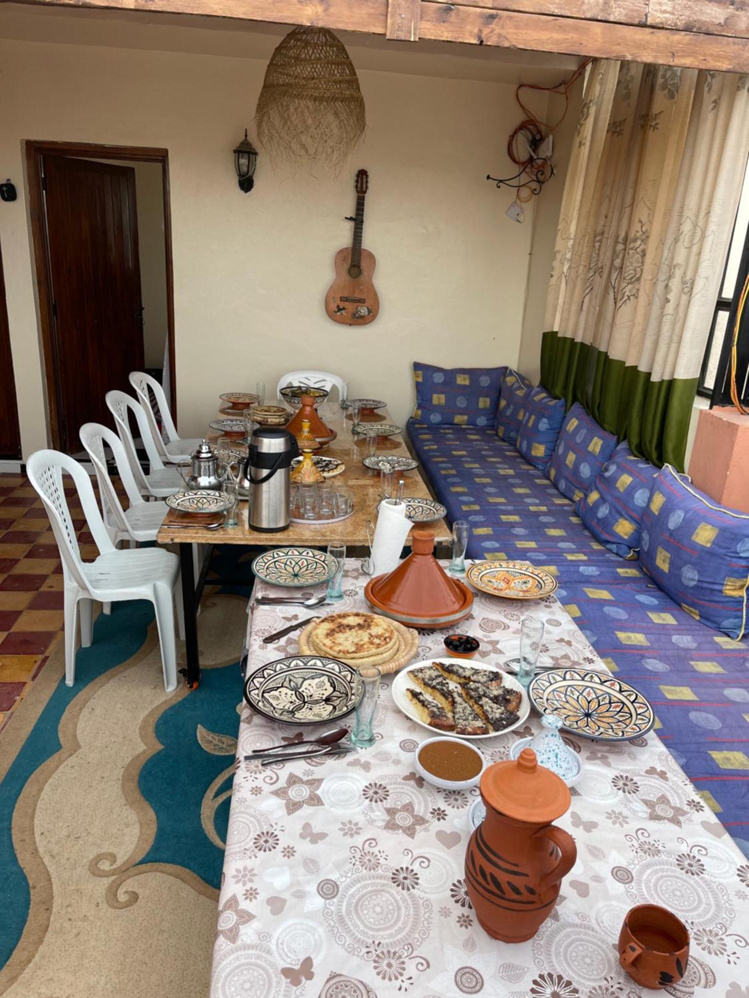 Berber Waves Surf House Hostel Tamraght Bagian luar foto