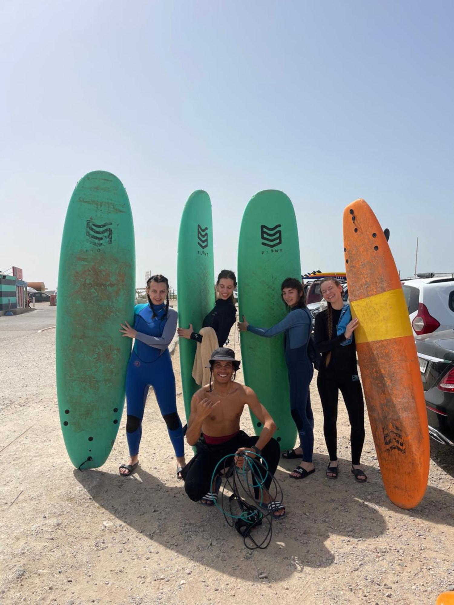 Berber Waves Surf House Hostel Tamraght Bagian luar foto
