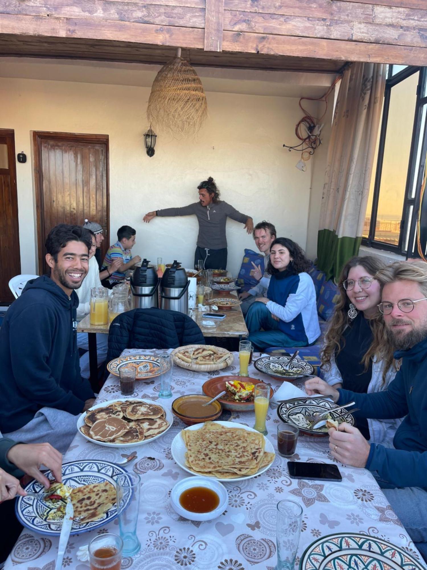 Berber Waves Surf House Hostel Tamraght Bagian luar foto